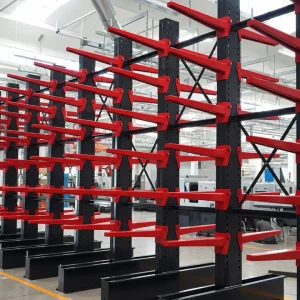 Scaffalatura Cantilever Bifronte H 5m base 3,6m portata 3200 kg